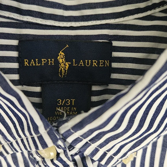 Polo Ralph Lauren Striped Button-Down Shirt with Logo - Picture 4 of 8